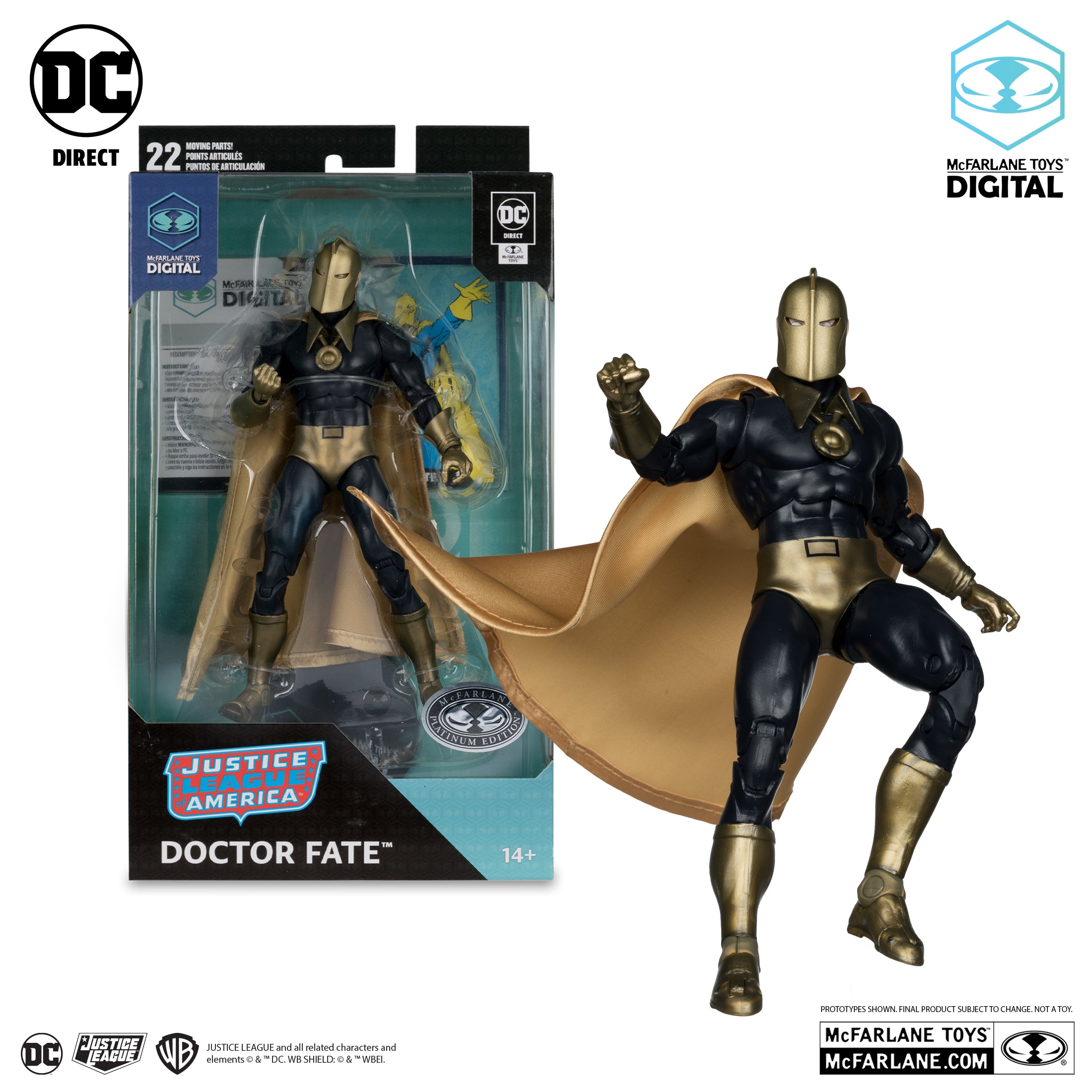 DC Direct Doctor Fate (DC: The Silver Age) Platinum Edition McFarlane