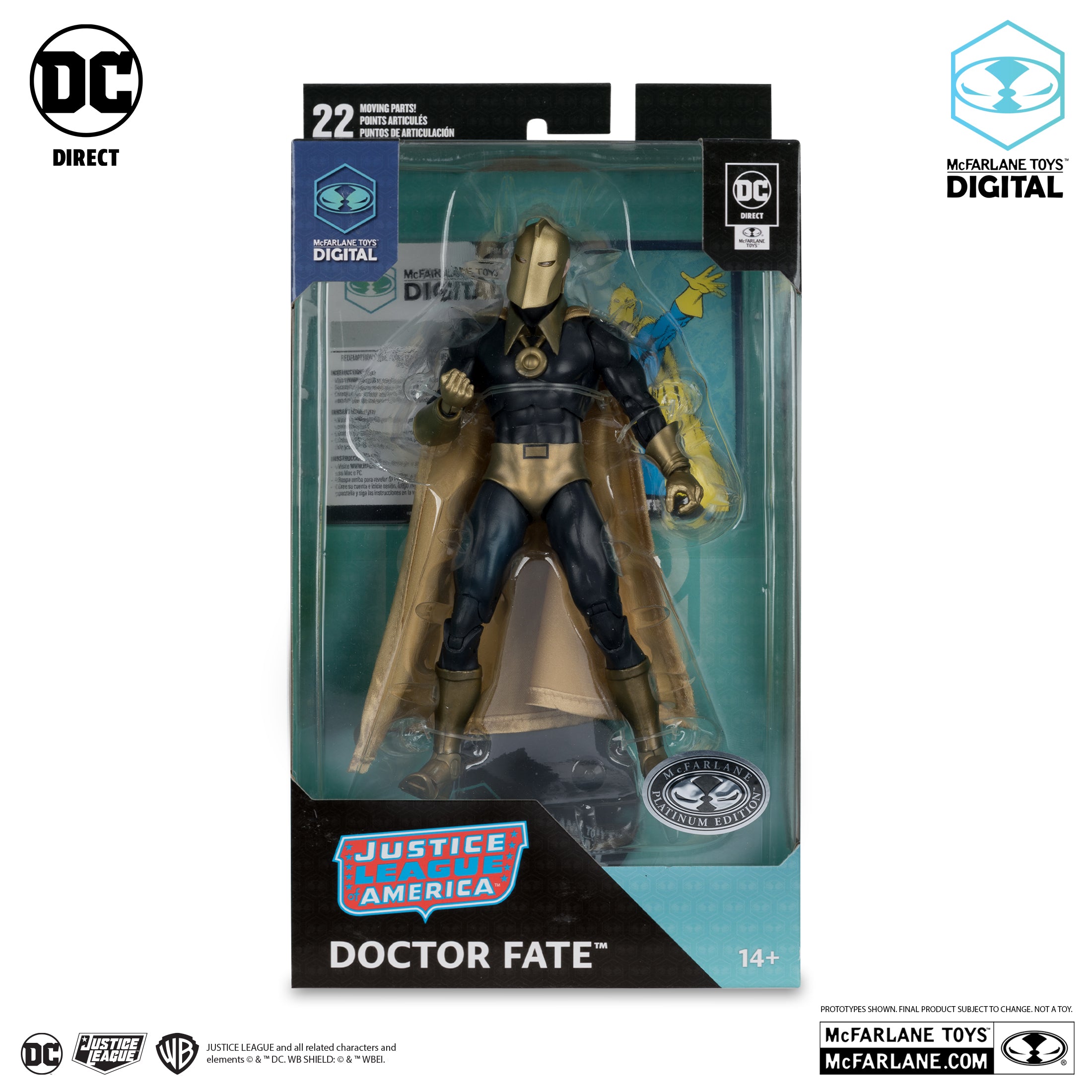 DC Direct Doctor Fate (DC: The Silver Age) Platinum Edition McFarlane
