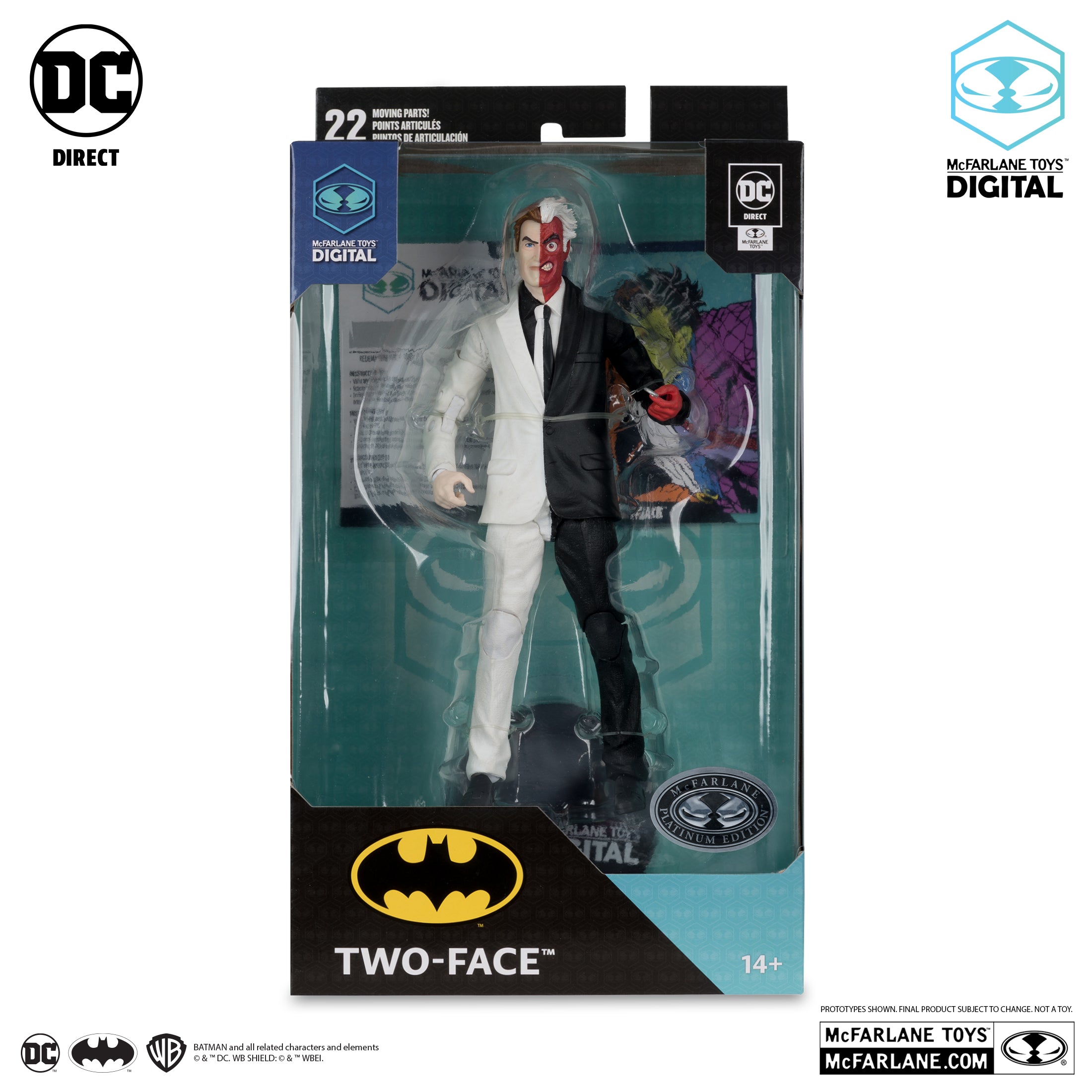 DC Direct Two-Face (DC: The Silver Age) Platinum Edition McFarlane