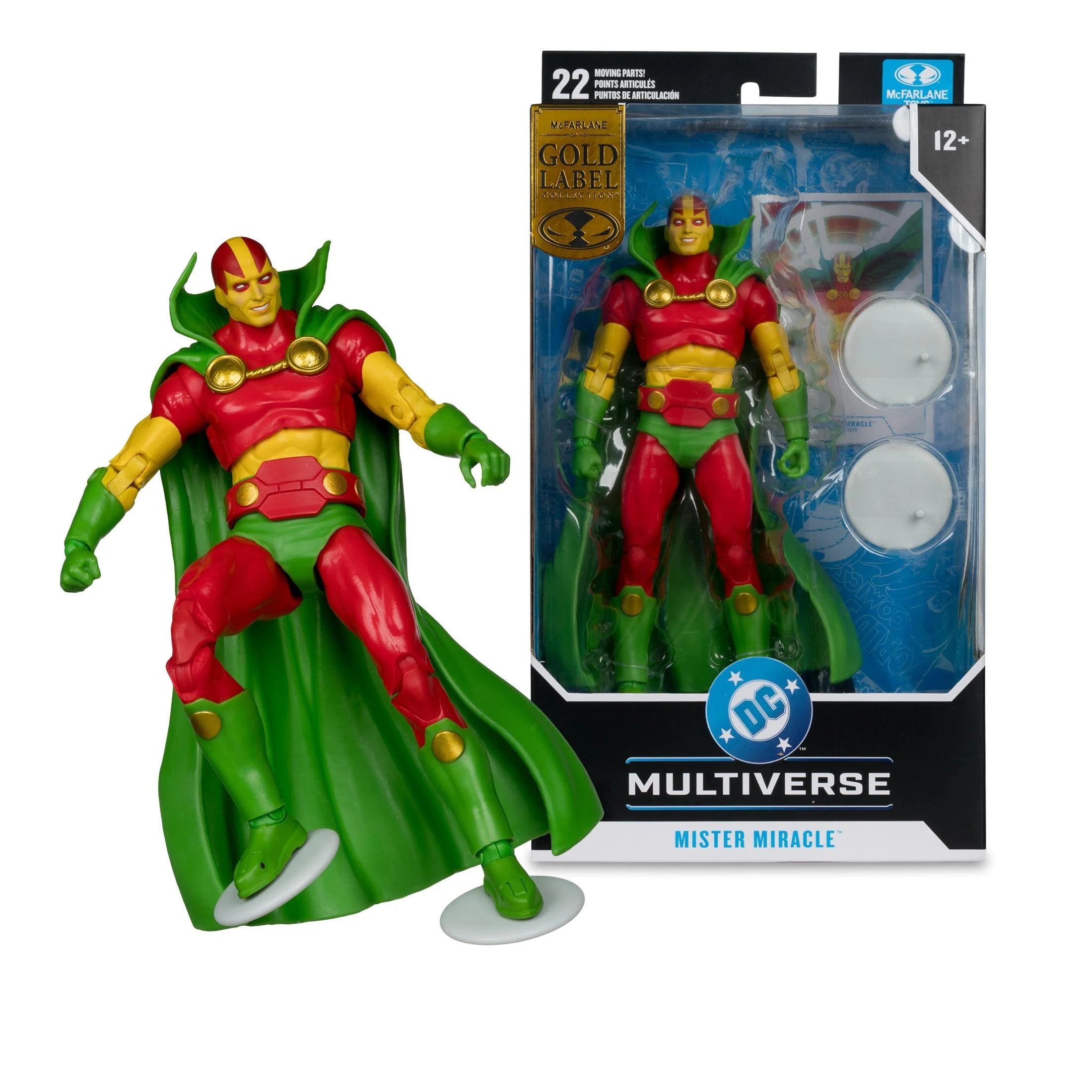 PREVENTA DC Multiverse Mister Miracle (New Gods) Gold Label McFarlane (Primer pago/anticipo)