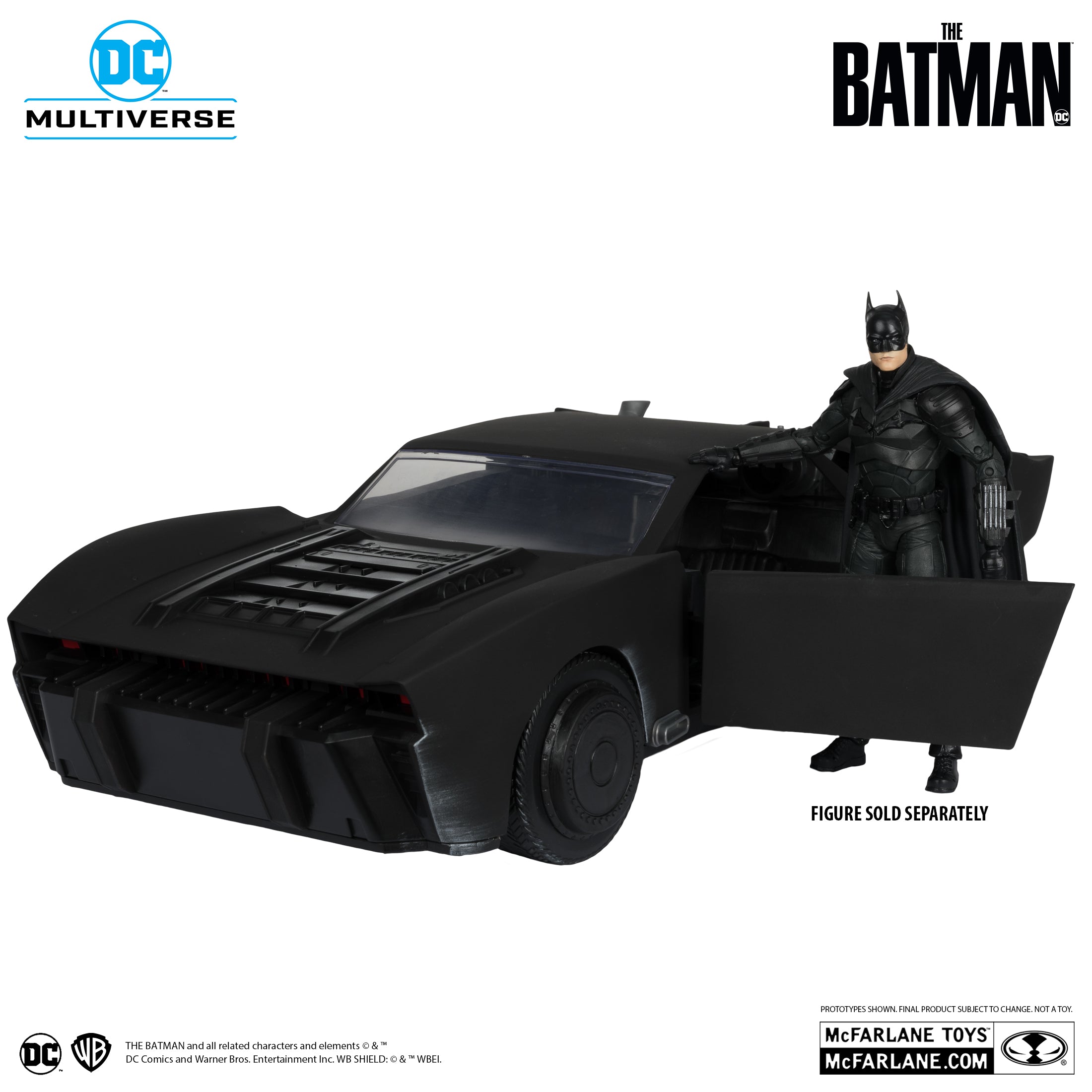 PREVENTA DC Multiverse Batmobile (The Batman) Gold Label McFarlane (Primer pago/anticipo)