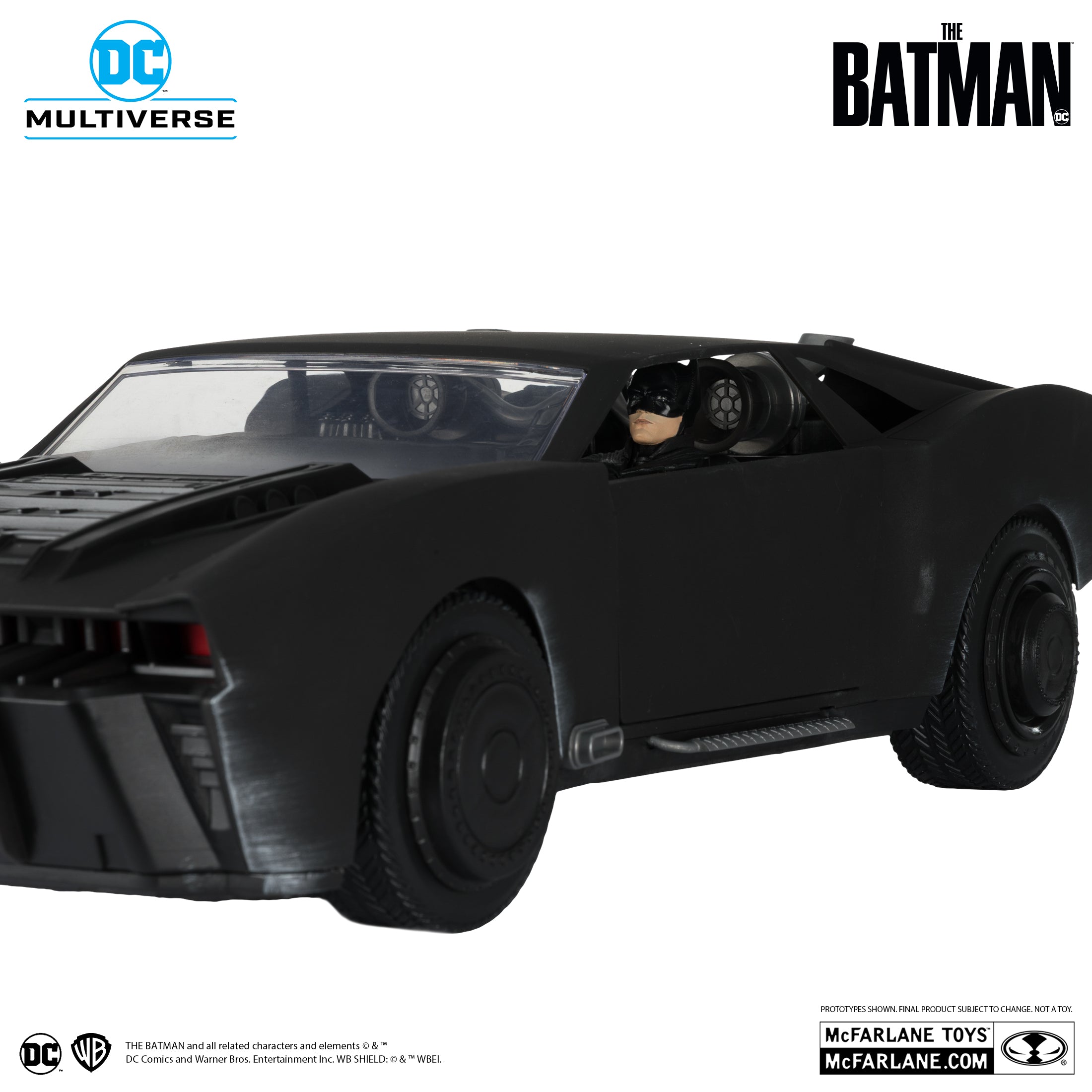 PREVENTA DC Multiverse Batmobile (The Batman) Gold Label McFarlane (Primer pago/anticipo)