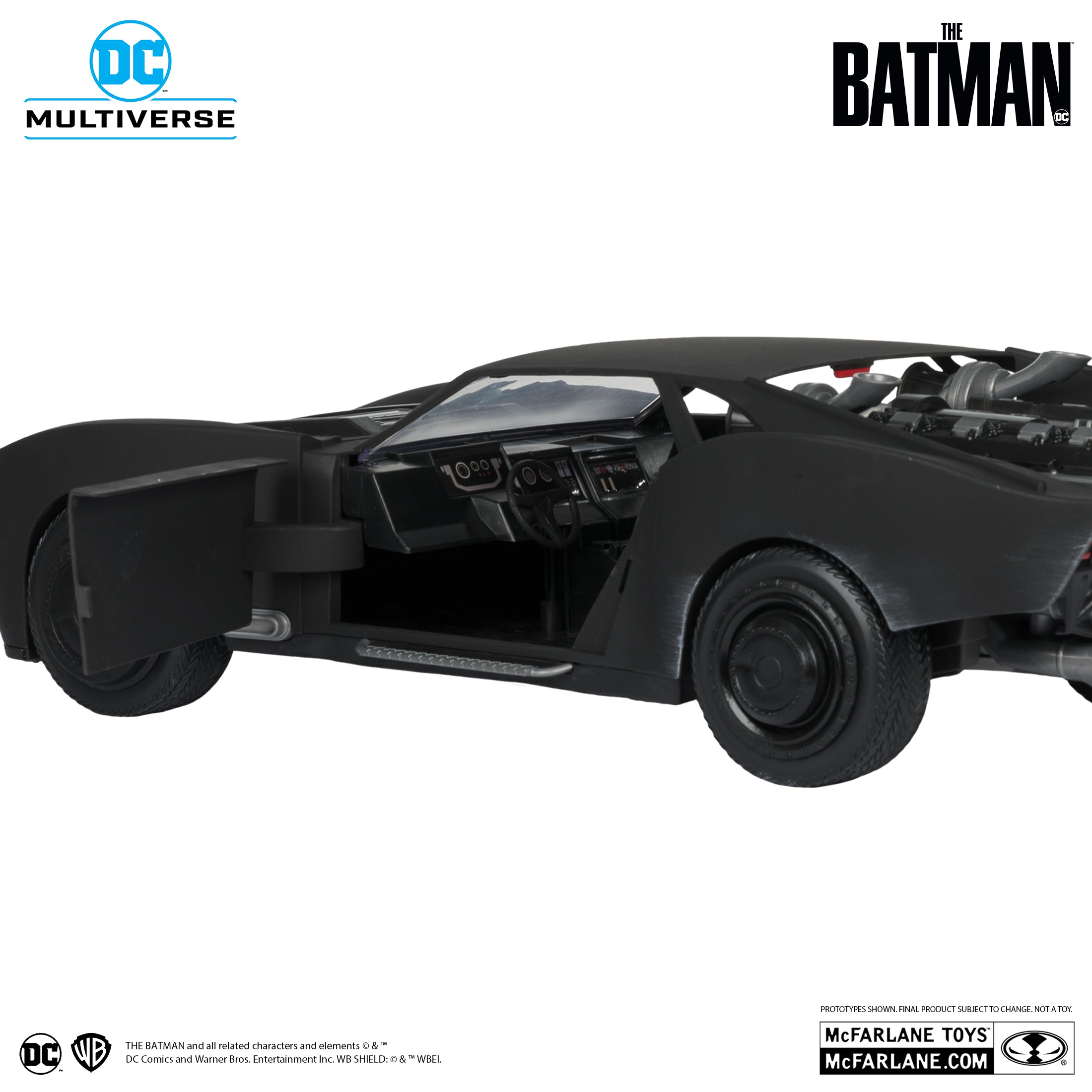 PREVENTA DC Multiverse Batmobile (The Batman) Gold Label McFarlane (Primer pago/anticipo)