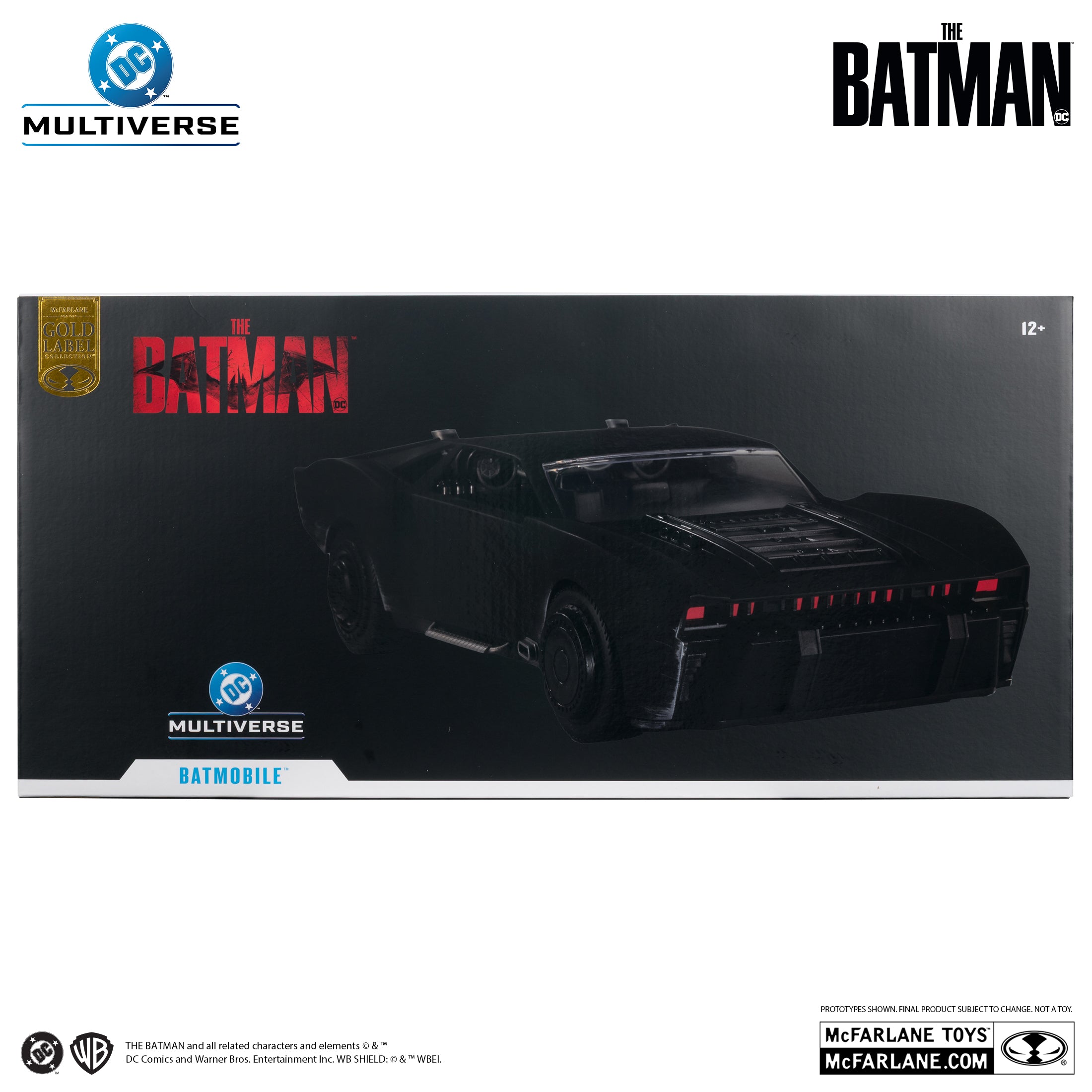PREVENTA DC Multiverse Batmobile (The Batman) Gold Label McFarlane (Primer pago/anticipo)