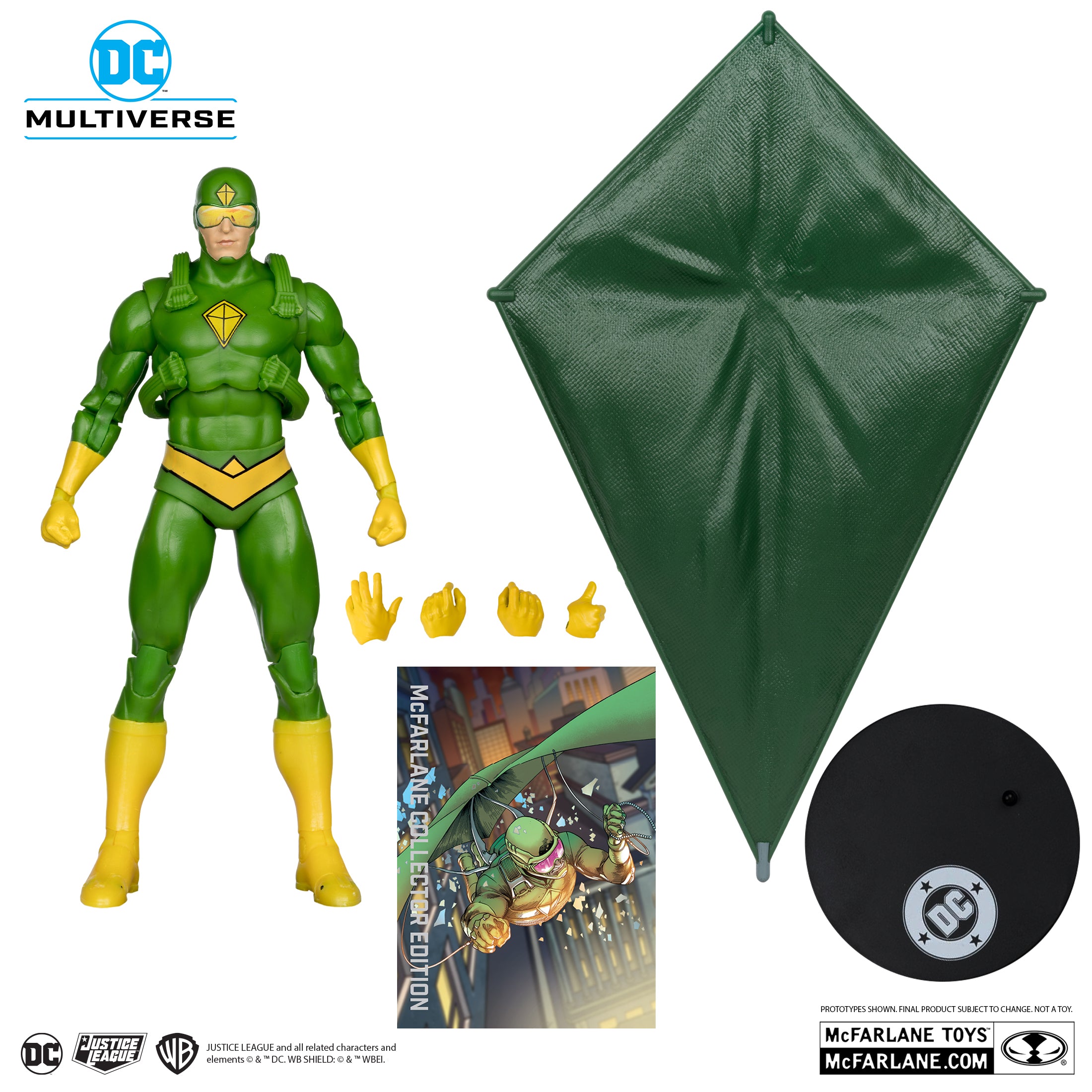 PREVENTA DC Multiverse Kite-Man (Batman Rogues) Gold Label Collector Edition McFarlane (Primer pago/anticipo)