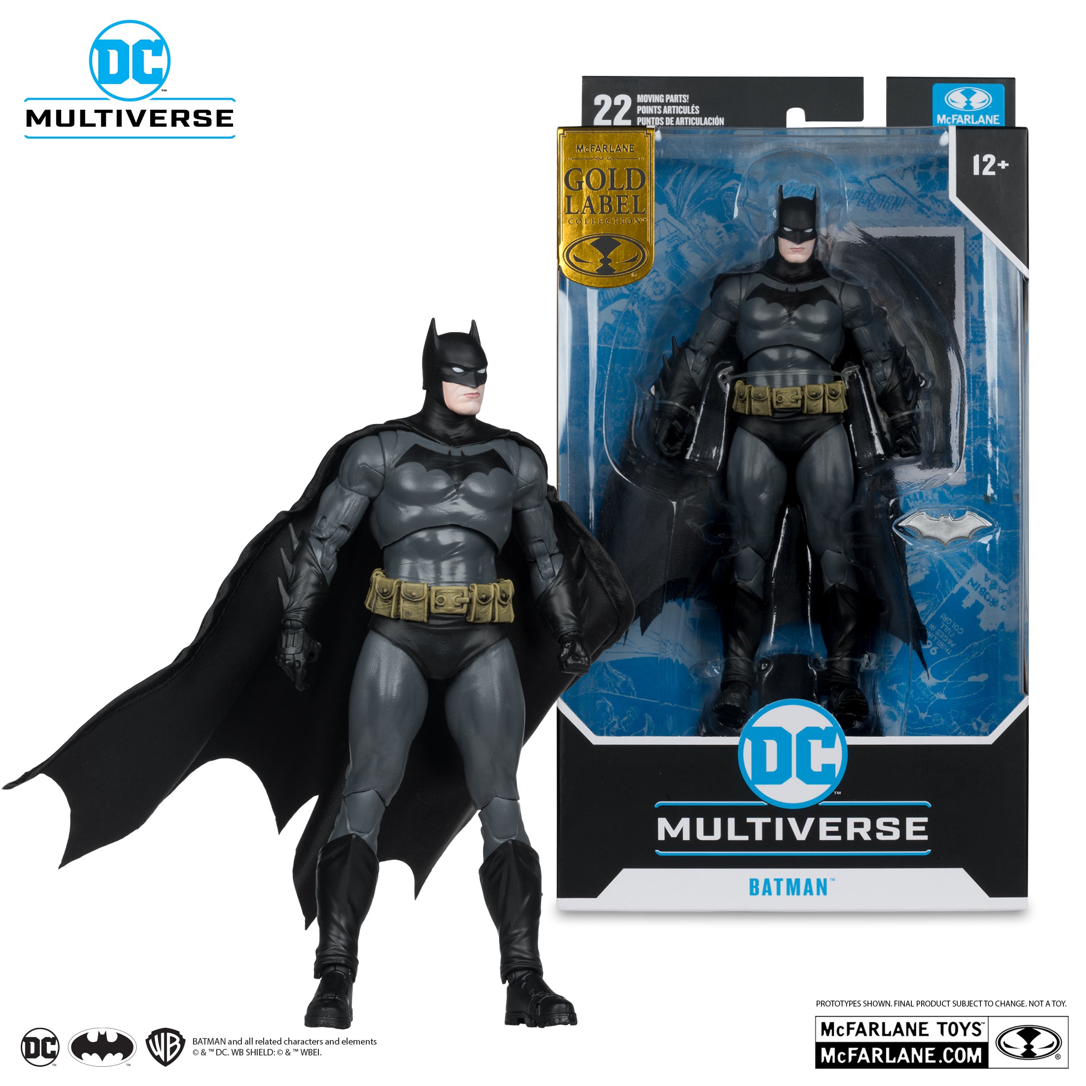 PREVENTA DC Multiverse Batman (Batman: Year One Part 4) Gold Label McFarlane (Primer pago/anticipo)