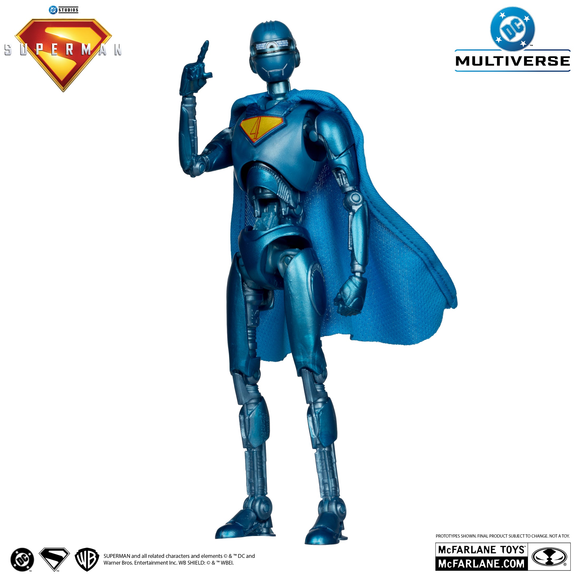 DC Multiverse Superman (2025) Superman Robot Deluxe Theatrical Edition Red Platinum Edition McFarlane