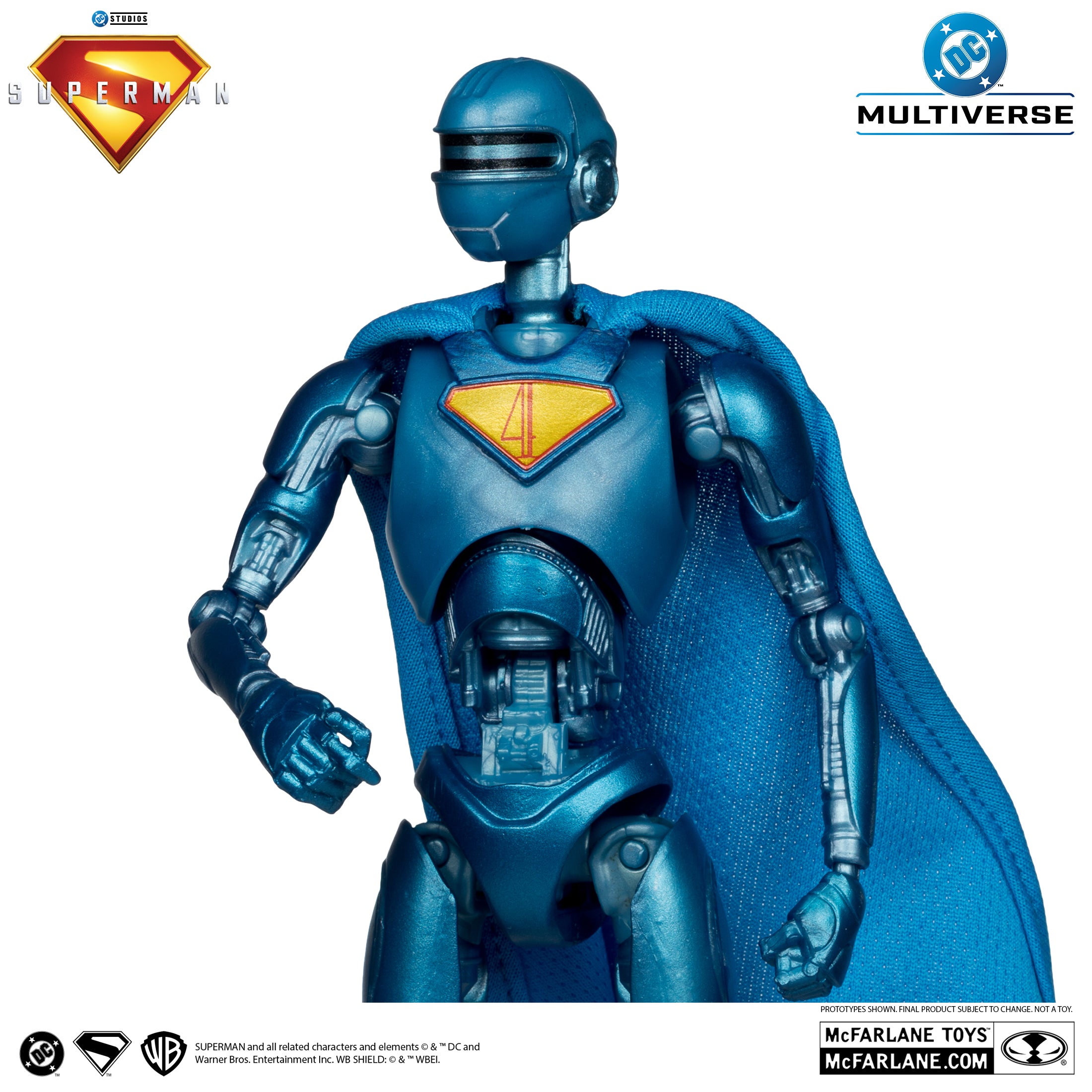 DC Multiverse Superman (2025) Superman Robot Deluxe Theatrical Edition Red Platinum Edition McFarlane