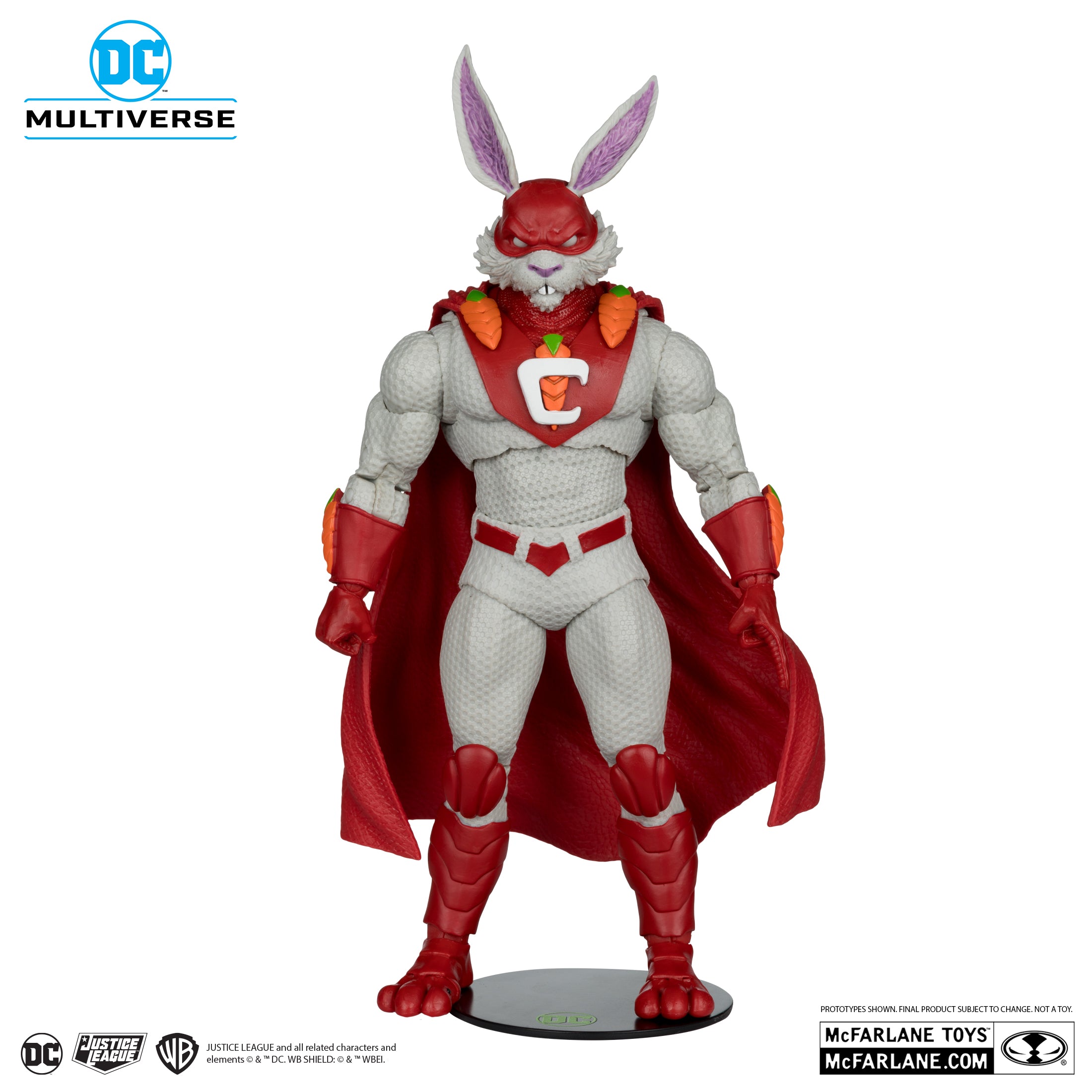 PREVENTA DC Multiverse Captain Carrot (Justice League Incarnate) Glow In The Dark Edition Gold Label McFarlane (Primer pago/anticipo)