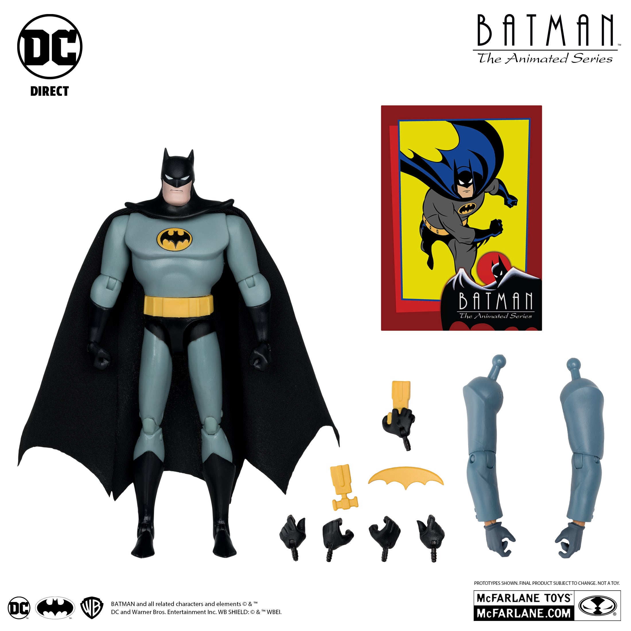 DC Direct Batman The Animated Series Classic Batman (Collect To Build Jonah Hex) McFarlane