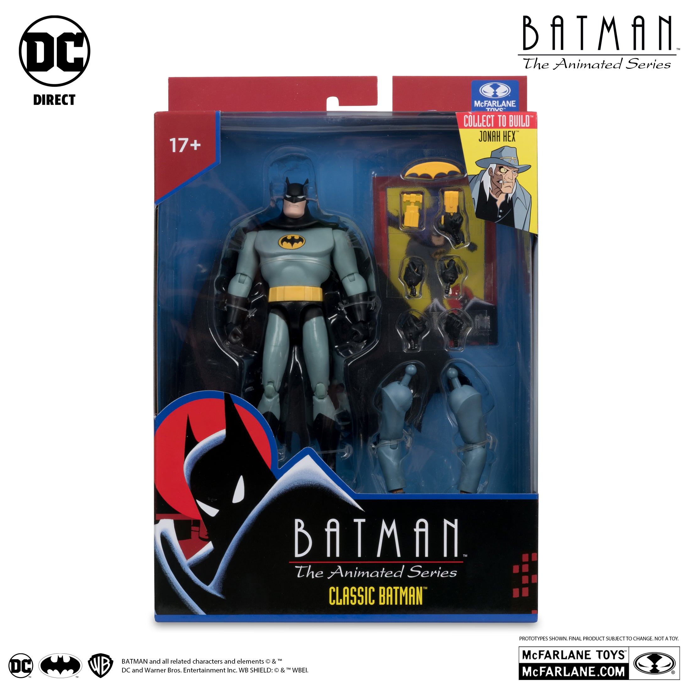 DC Direct Batman The Animated Series Classic Batman (Collect To Build Jonah Hex) McFarlane