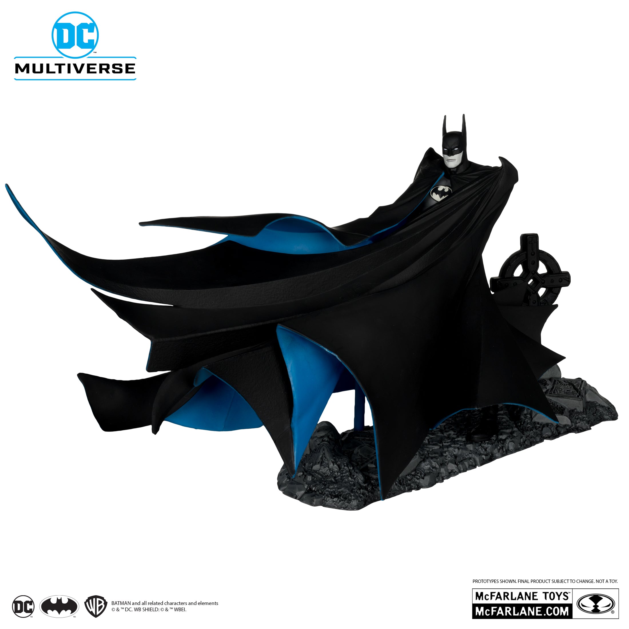 DC Multiverse Batman Year Two Black and White Accent Edition Gold Label McFarlane