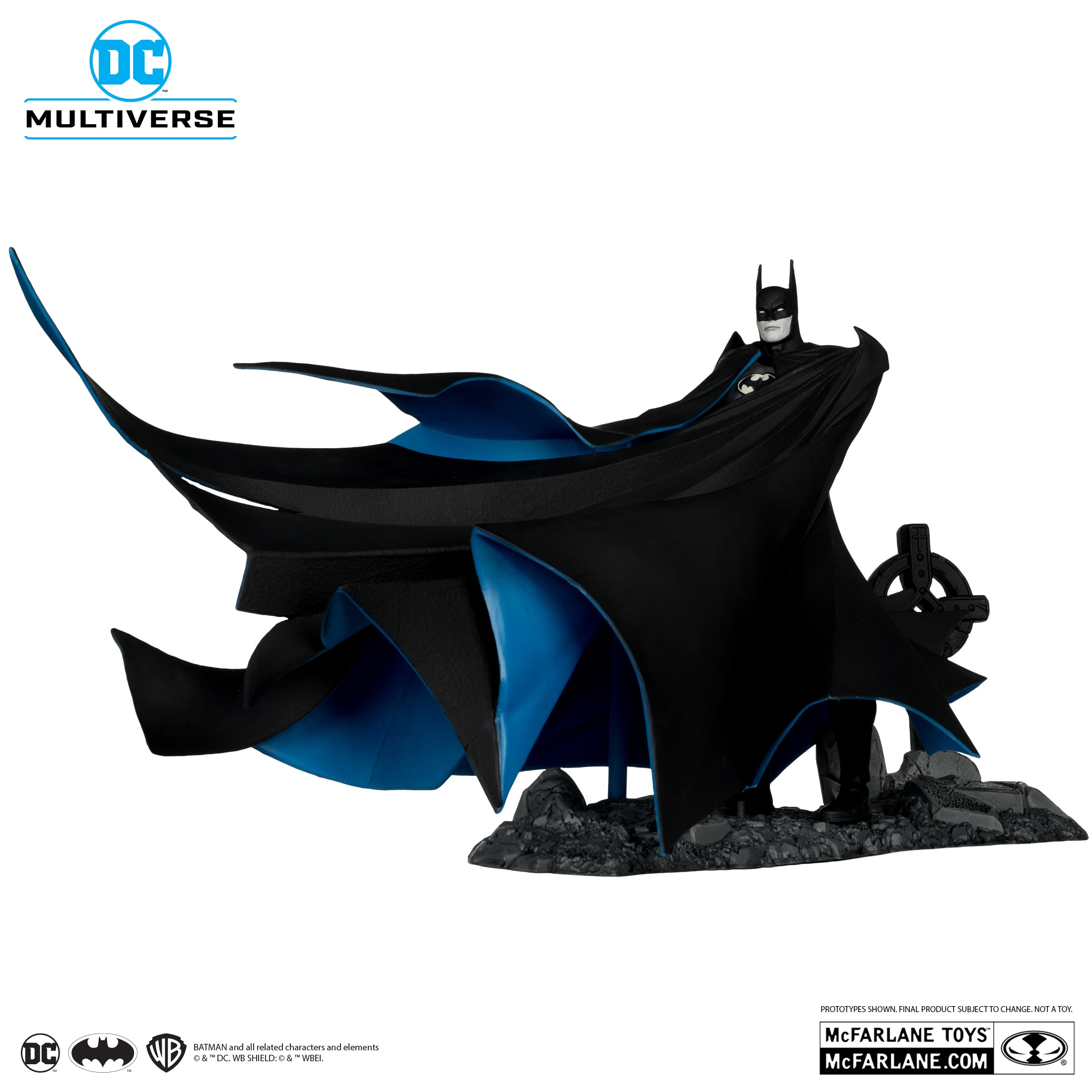 DC Multiverse Batman Year Two Black and White Accent Edition Gold Label McFarlane