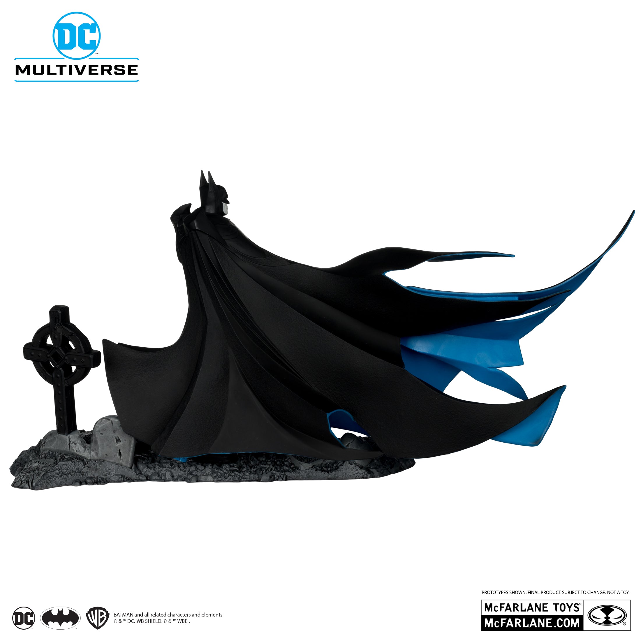 DC Multiverse Batman Year Two Black and White Accent Edition Gold Label McFarlane