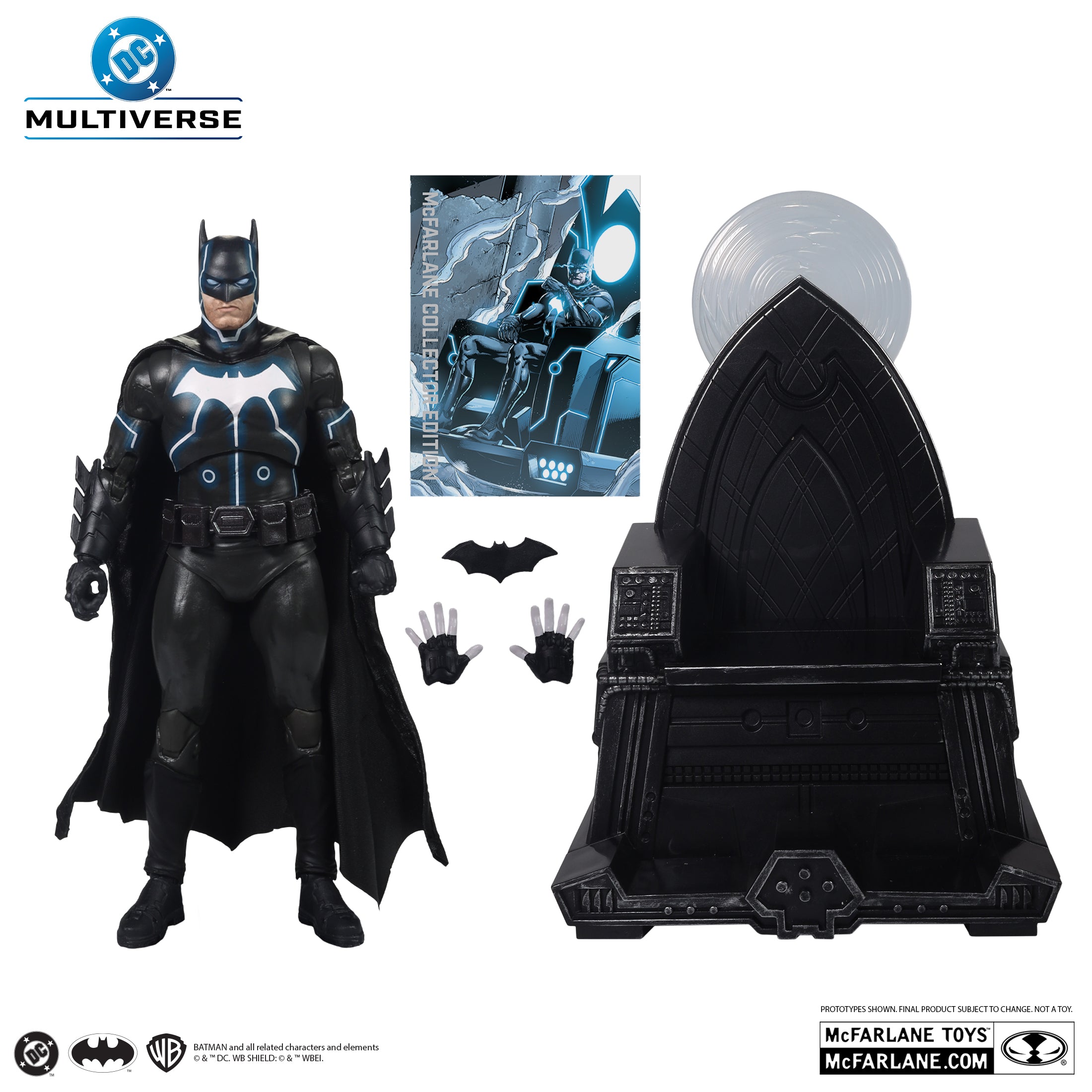 PREVENTA DC Multiverse Batman with Mobius Chair (Darkseid War) Collector Edition Exclusivo McFarlane (Primer pago/anticipo)