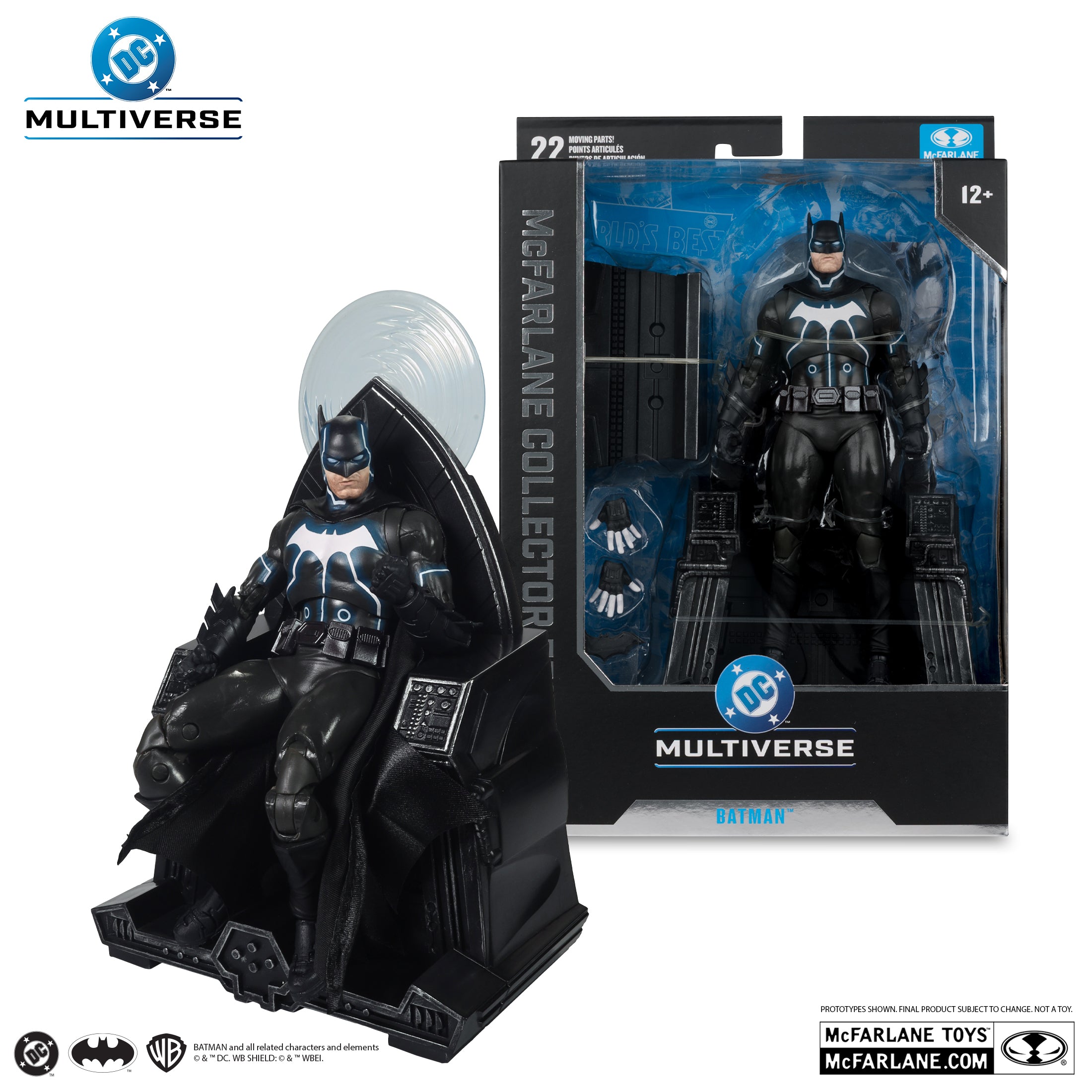 PREVENTA DC Multiverse Batman with Mobius Chair (Darkseid War) Collector Edition Exclusivo McFarlane (Primer pago/anticipo)