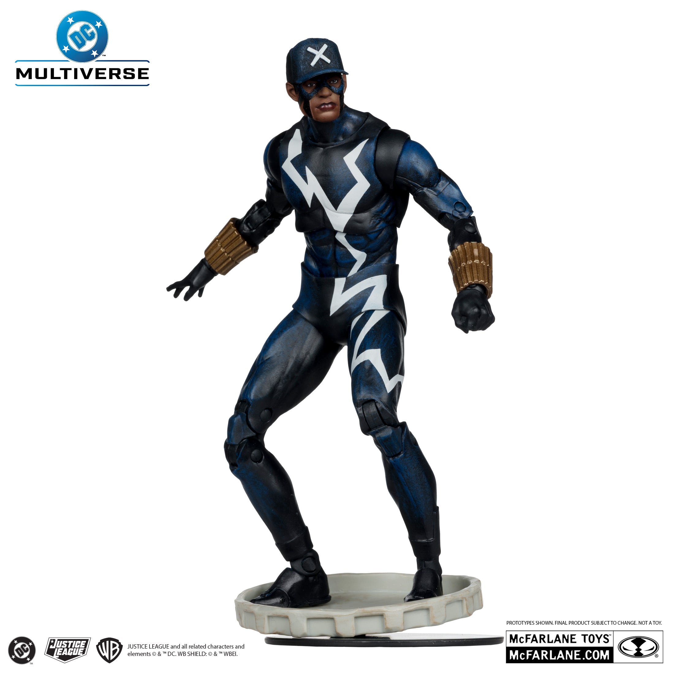 PREVENTA DC Multiverse Static (Trial By Fire) Gold Label McFarlane (Primer pago/anticipo)