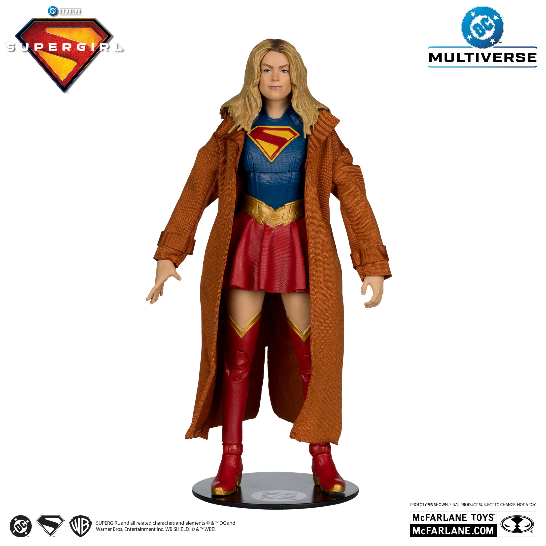 PREVENTA DC Multiverse Supergirl (2026) Supergirl and Puppy Krypto Gold Label Deluxe Theatrical Edition McFarlane (Primer pago/anticipo)