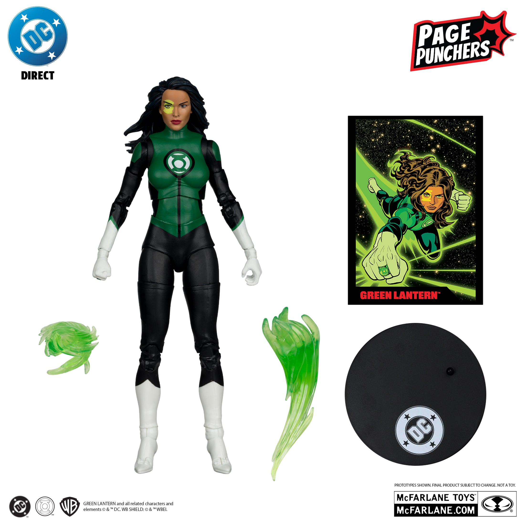 PREVENTA DC Direct Page Punchers Green Lanterns #48 Jessica Cruz Red Platinum Edition McFarlane (Primer pago/anticipo)