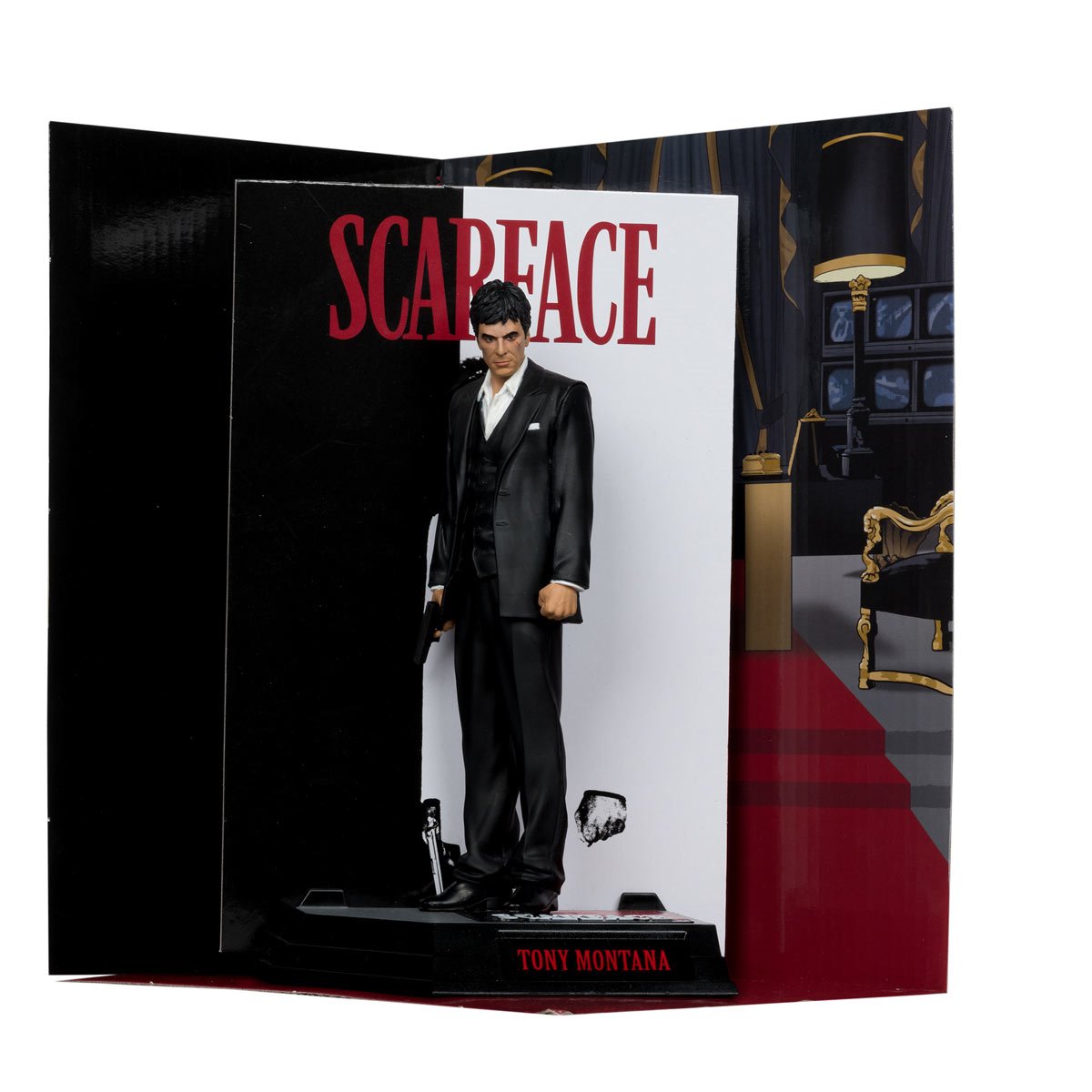 PREVENTA Scarface Movie Maniacs Tony Montana Estatua (Primer pago/anticipo)
