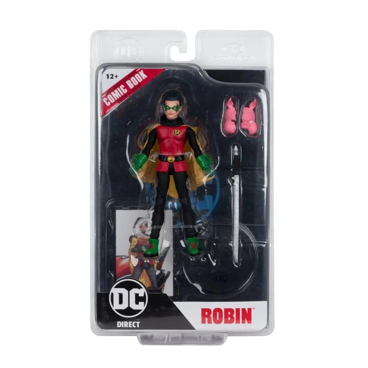 PREVENTA DC Direct Page Punchers Robin (Batman: Reborn) Mcfarlane (Primer pago/anticipo)