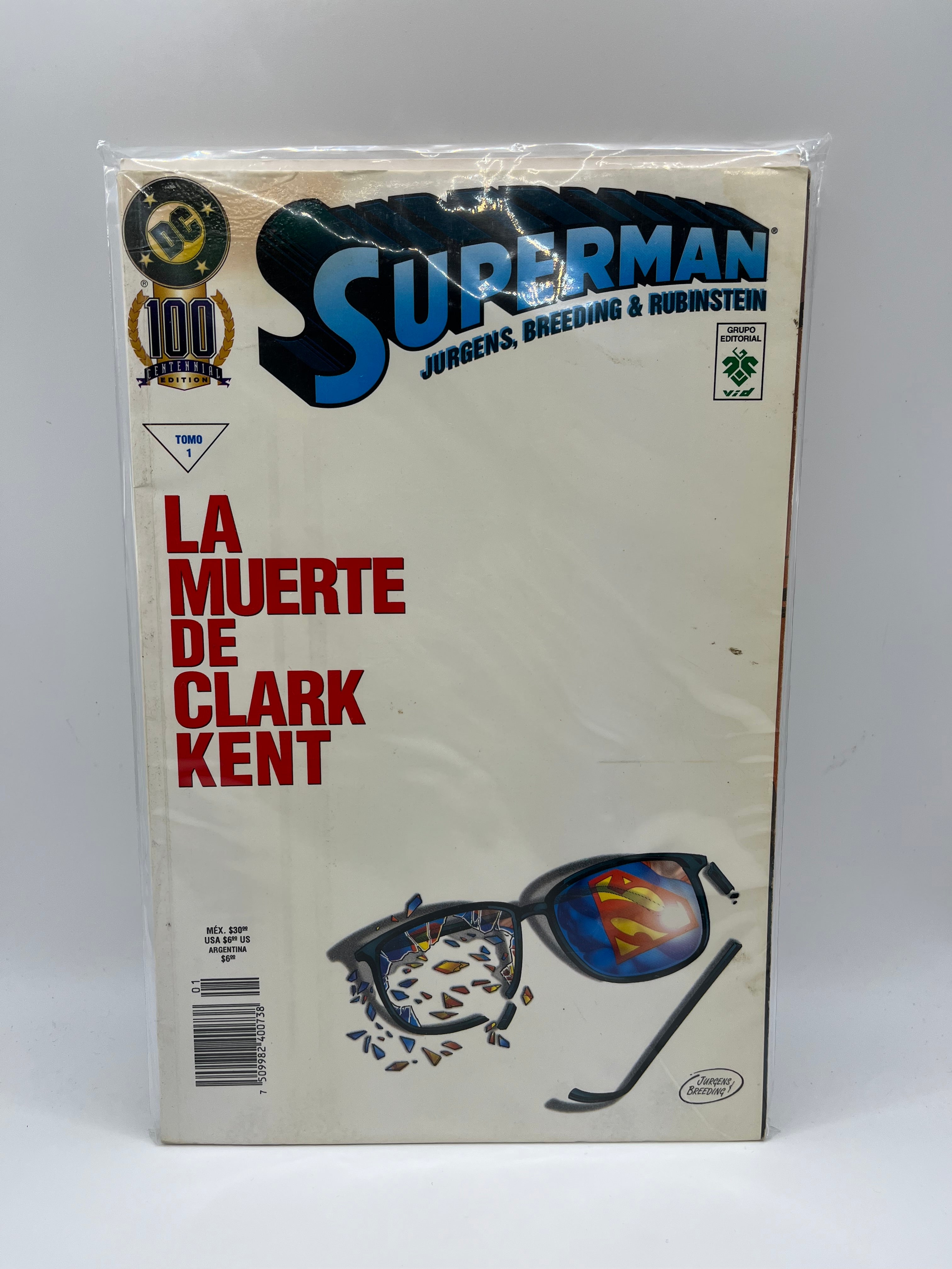 Superman La Muerte De Clark Kent #1 DC Comics Editorial ViD Español