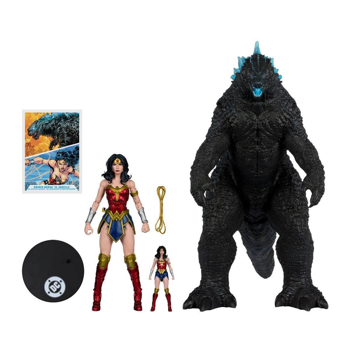PREVENTA DC Multiverse Wonder Woman vs Godzilla (Justice League vs Godzilla) Two-Pack McFarlane (Primer pago/anticipo)