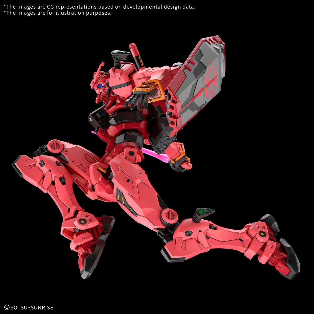 HG 1/144 GQuuuuuux GMS-a Red Gundam Model Kit Bandai