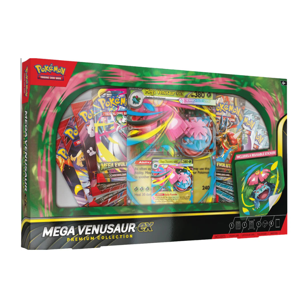 PREVENTA Pokémon TCG Mega Venusaur ex Premium Collection (Primer pago/anticipo)