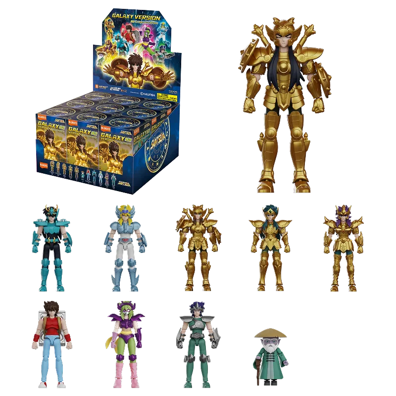 Saint Seya Galaxy Version 02 The Legacy of the Gold Saints Blind Box Model Kit Blokees (1 CAJA)