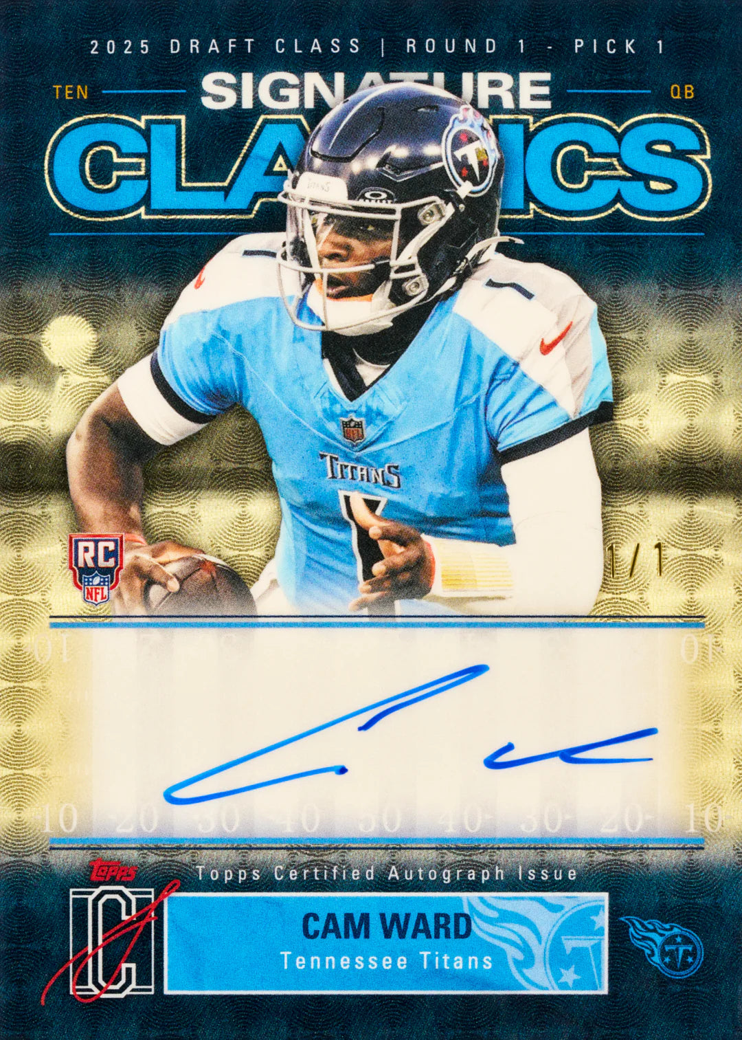 PREVENTA 2025 Topps Signature Class Football Mega Box (Primer pago/anticipo)