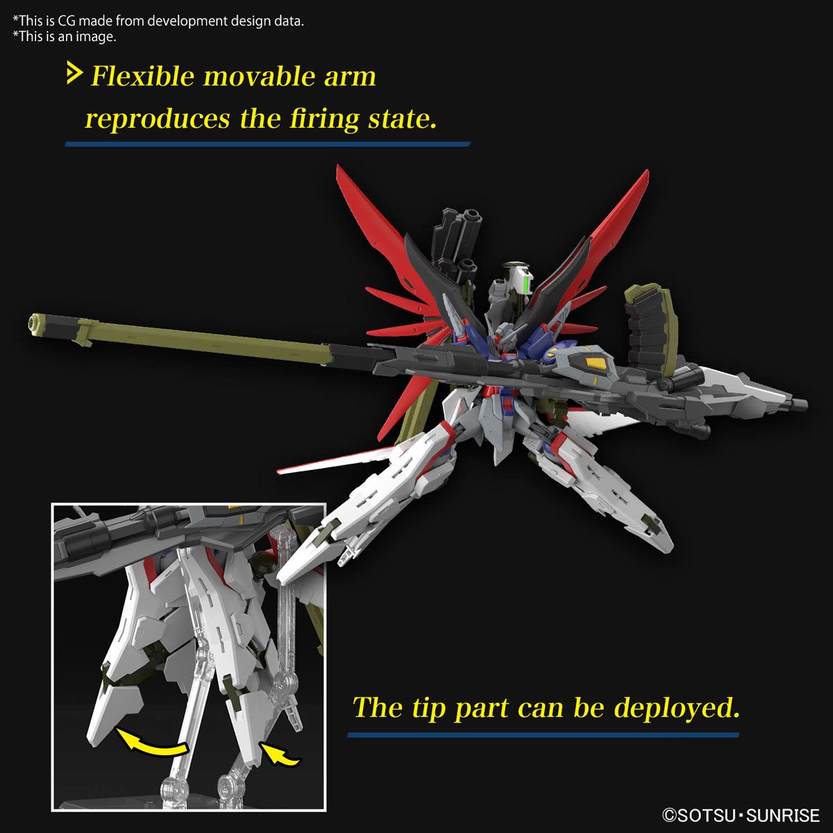 PREVENTA HGCE 1/144 258 Destiny Gundam Spec II and Zeus Sillouette Gundam Model Kit Bandai (Primer pago/anticipo)