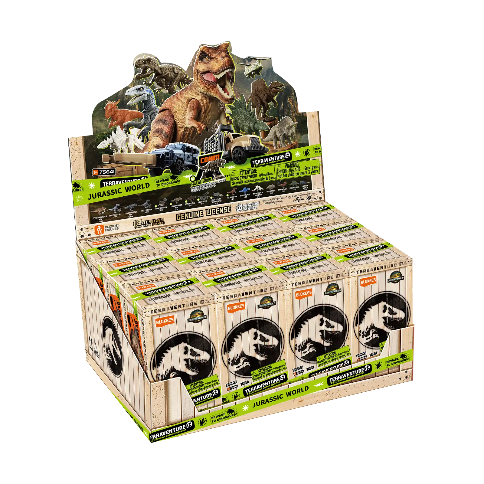 Jurassic World Terraventure TS 01 Dinosaur Capture Operation Blokees (1 Caja)