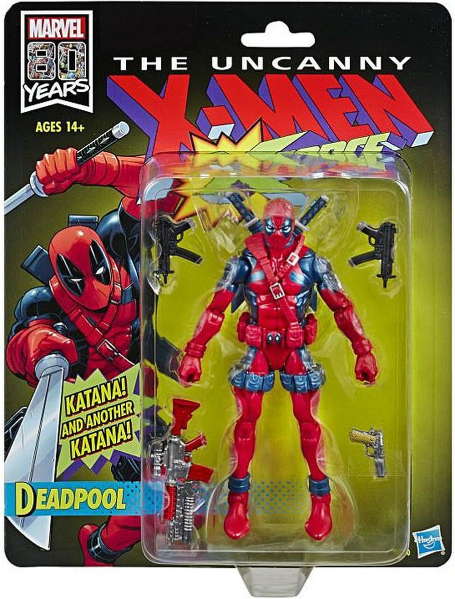 PREVENTA Deadpool 80 Years The Uncanny X-Men Hasbro (PRIMER PAGO/ANTICIPO)