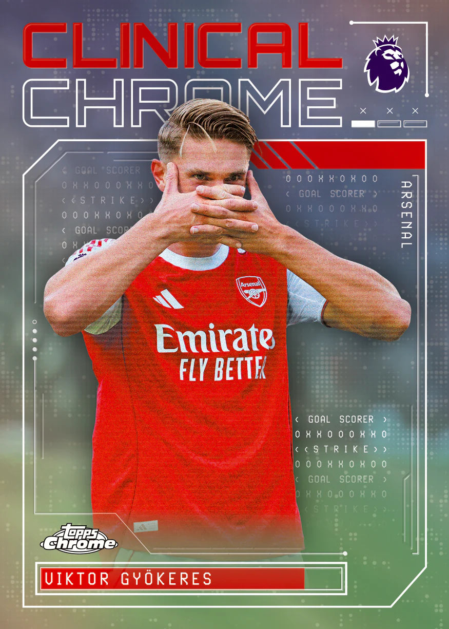 Topps 2026 Topps Chrome Premier League Tin