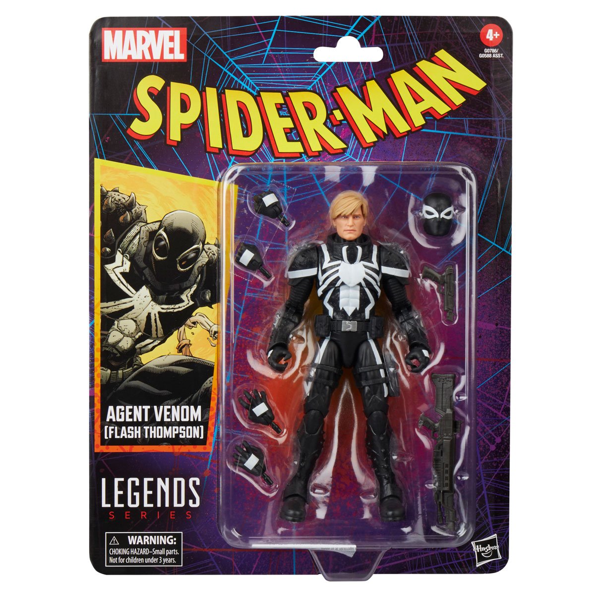 Marvel Legends Spider-Man Retro Collection Agent Venom (Flash Thompson) Hasbro