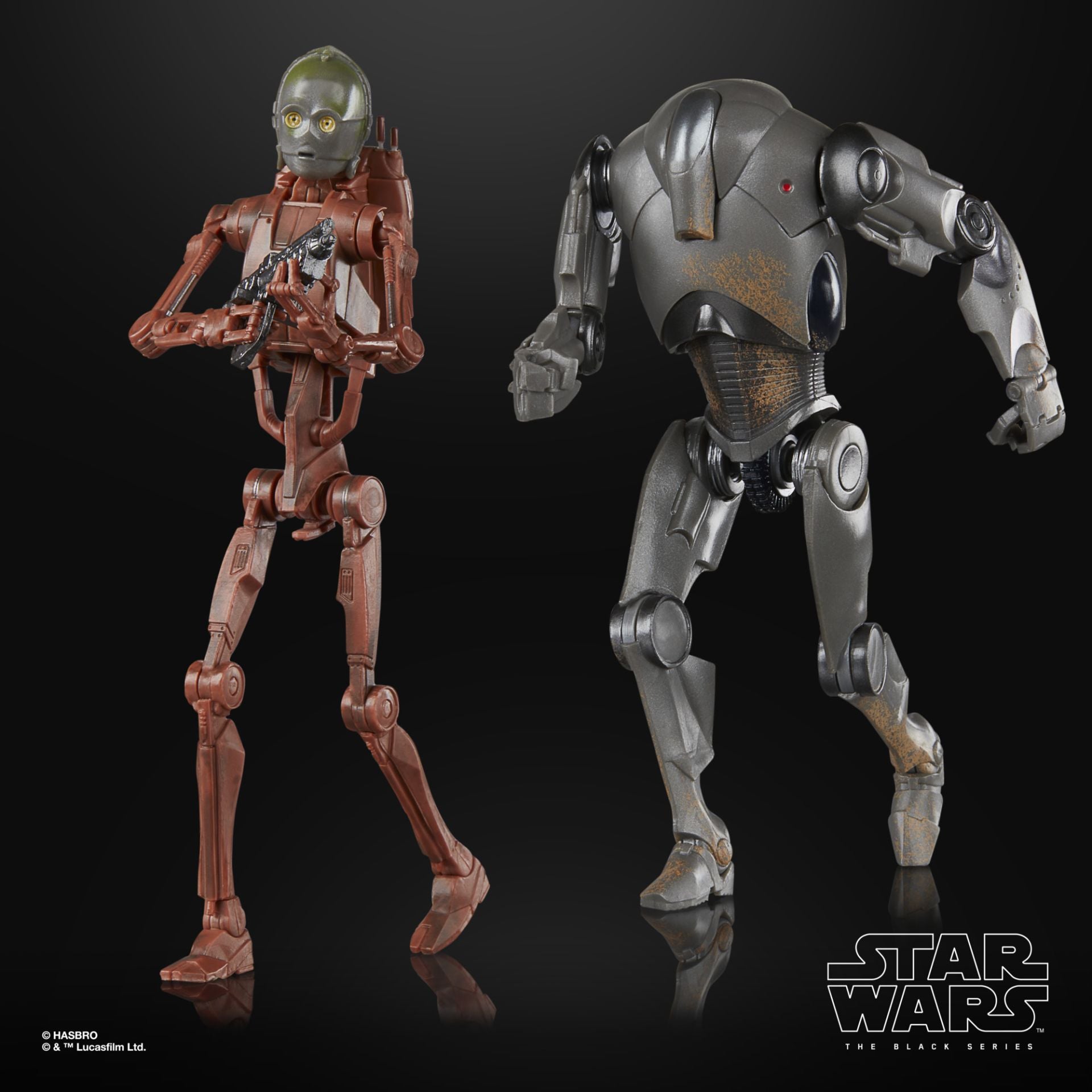 Star Wars The Black Series Attack Of The Clones C-3P0 (B1 Battle Droid Body) & Super Battle Droid Two Pack Hasbro