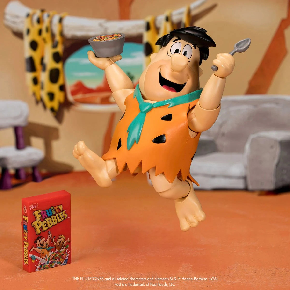 PREVENTA Fruity Pebbles Fred Flinstone Jada Toys (Primer pago/anticipo)