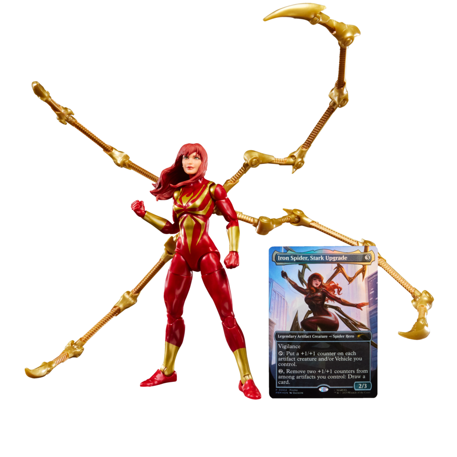 PREVENTA Marvel Legends Magic The Gathering Marvel's Spider-Man Iron Spider, Stark Update Hasbro (Primer pago/anticipo)