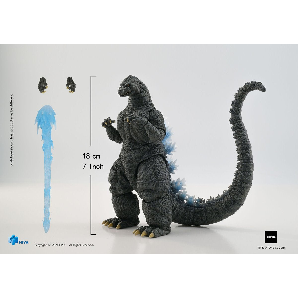 Godzilla vs King Ghidorah (1991) Godzilla (Heat Ray Hokkaido Ver.) Exquisite Basic Hiya Toys