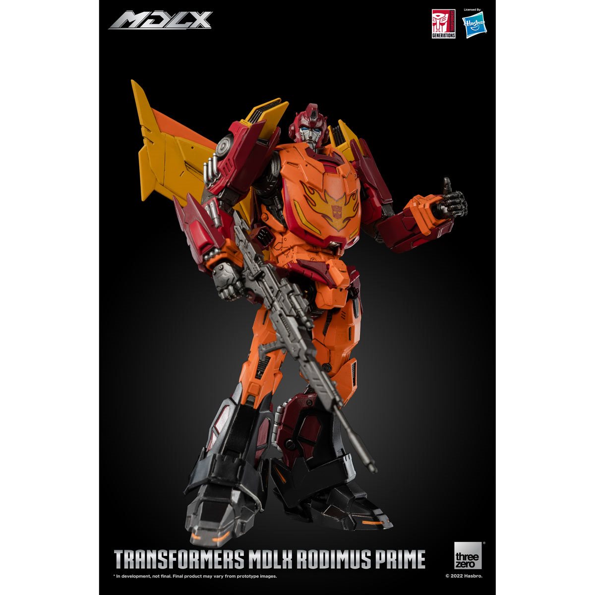 Transformers MDLX Rodimus Prime Threezero