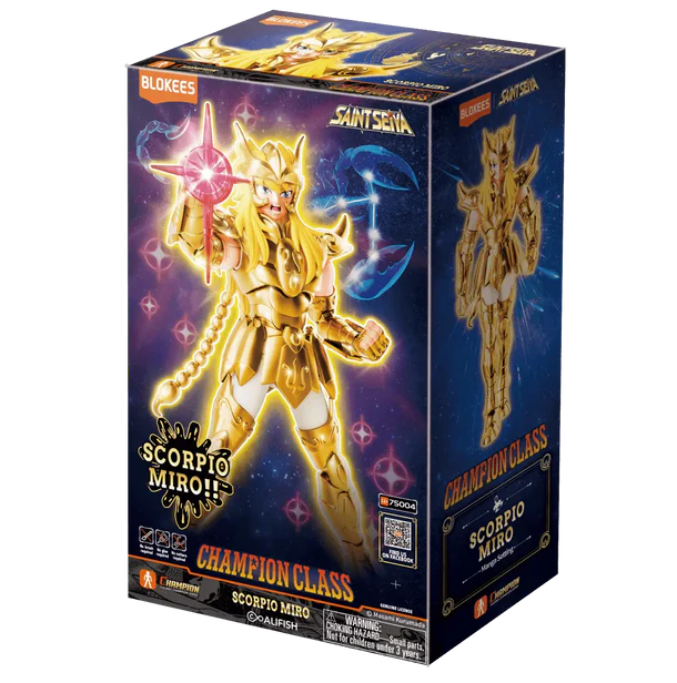 Saint Seya Champion Class Scorpio Miro Model Kit Blokees