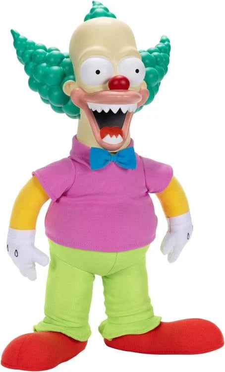 The Simpsons Krusty the Clown Talking Plush Doll Jakks