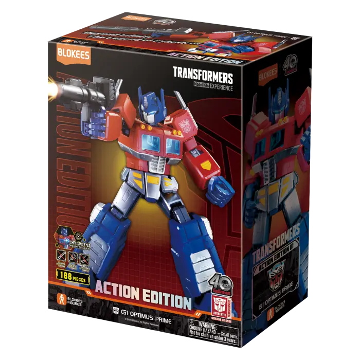 Transformers Action Edition Optimus Prime (G1) Model Kit Blokees