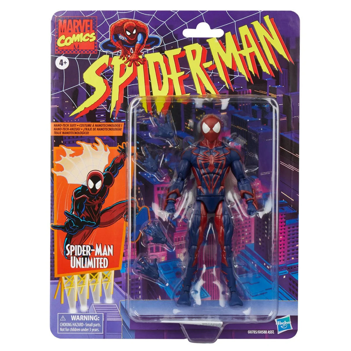 Marvel Legends Spider-Man Retro Collection Spider-Man Unlimited Hasbro
