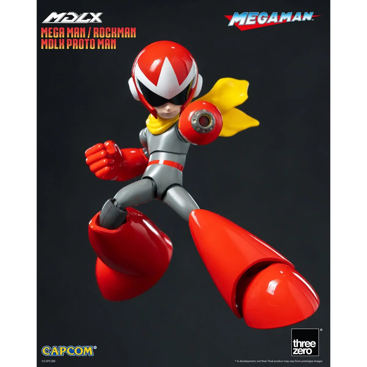 PREVENTA Mega Man MDLX Proto Man Threezero (Primer pago/anticipo)
