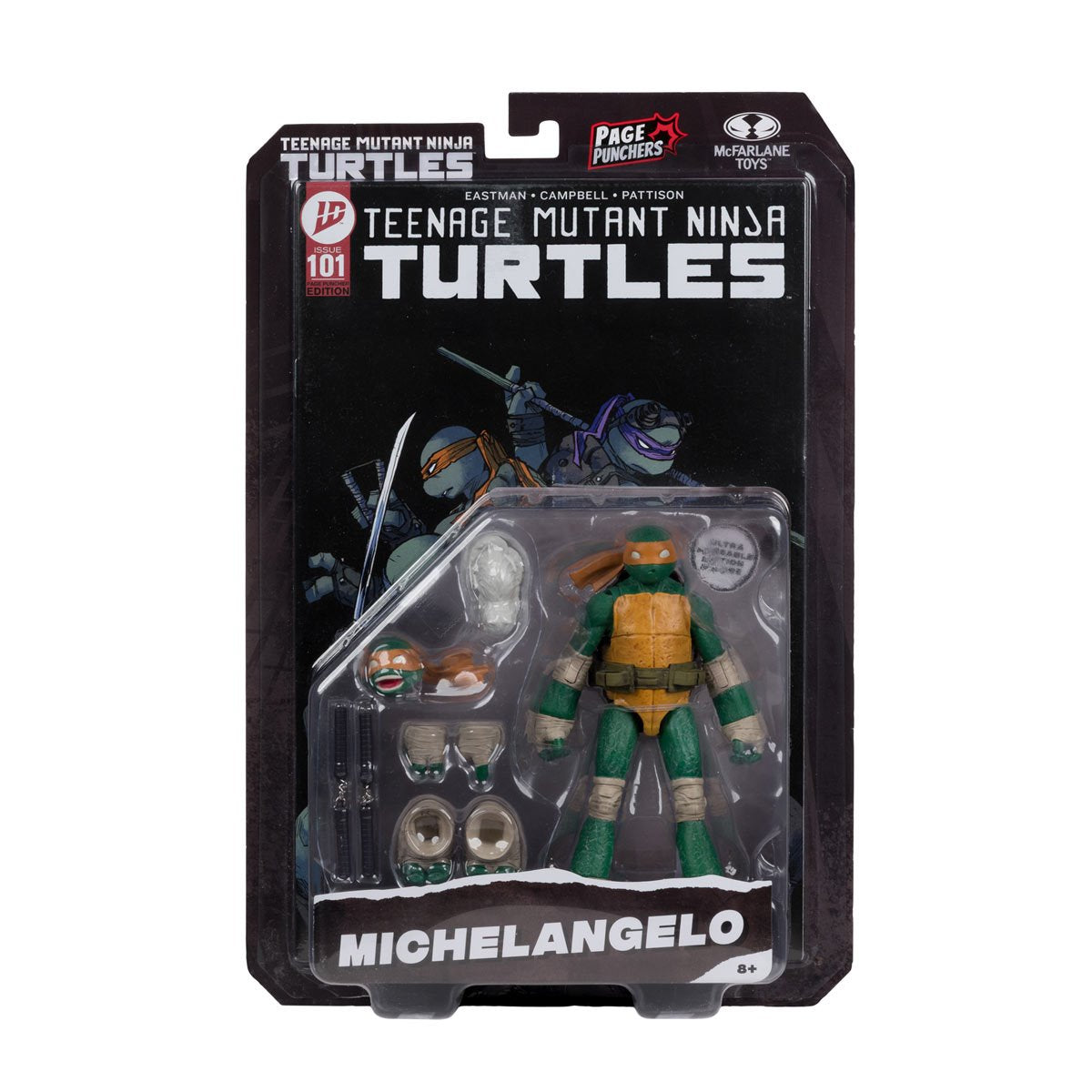 Teenage Mutant Ninja Turtles Page Punchers Michelangelo McFarlane