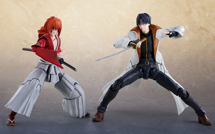 PREVENTA S.H. Figuarts Rurouni Kenshin Meiji Swordsman Romantic Story Aoshi Shinomori Bandai (Primer pago/anticipo)