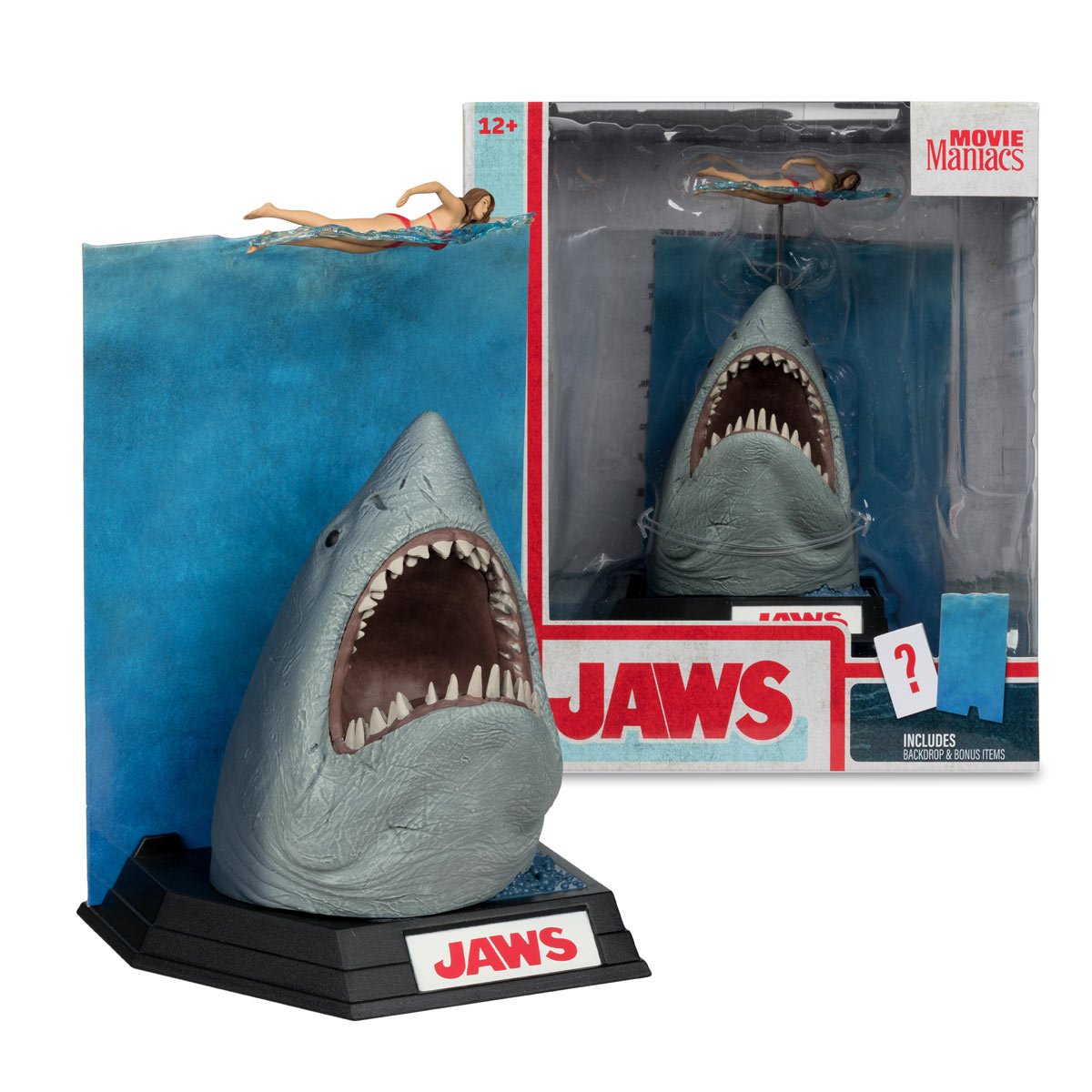 PREVENTA Jaws 50th Anniversary Movie Maniacs Jaws Estatua (Primer pago/anticipo)