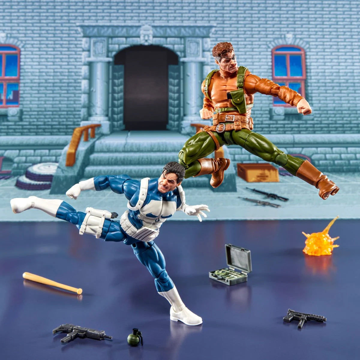 PREVENTA Marvel Legends Gamerverse The Punisher and Nick Fury Two-Pack Hasbro (Primer pago/anticipo)